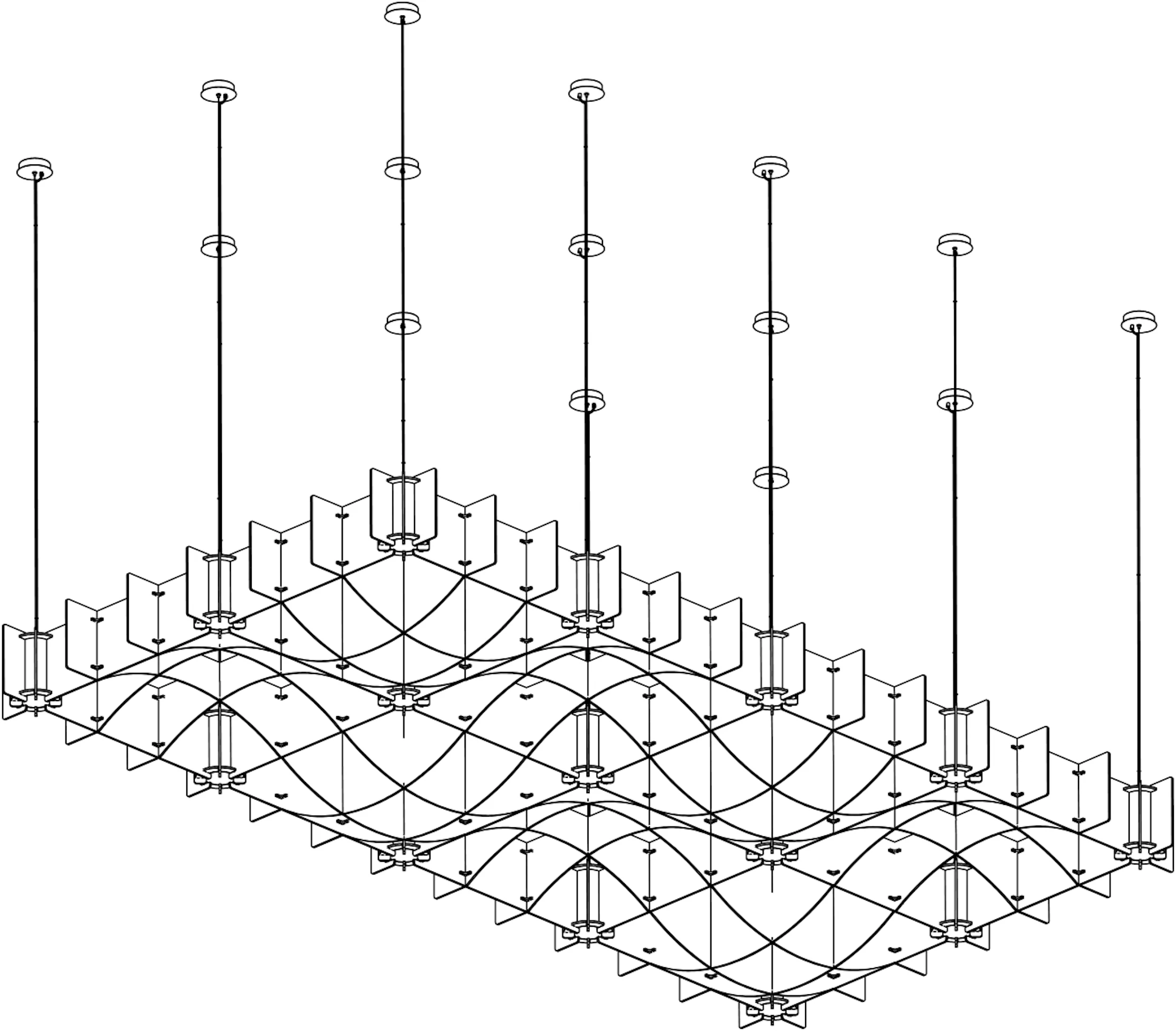 Acoustic Trellis Wave